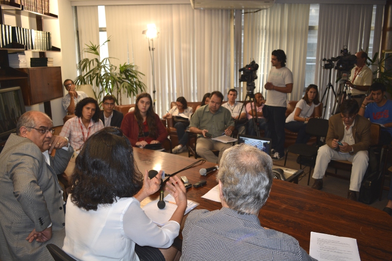 Com apoio do UNIC Rio, lançamento aconteceu na Academia Brasileira de Ciências (ABC), no Rio. Foto: UNIC Rio/Diogo Cysne