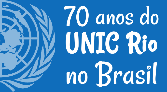 Página especial dos 70 anos do UNIC Rio no Brasil.