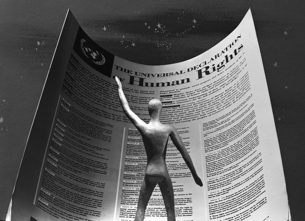 A Declaração Universal dos Direitos Humanos completa 70 anos em 2018. Frame do filme "A Declaração Universal dos Direitos Humanos". Imagem: ONU